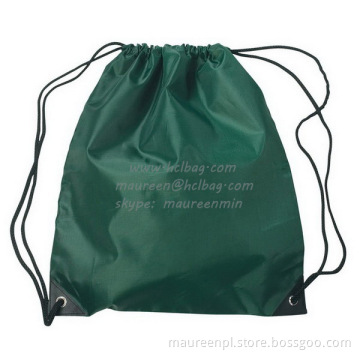 polyester drawstring backpack bag